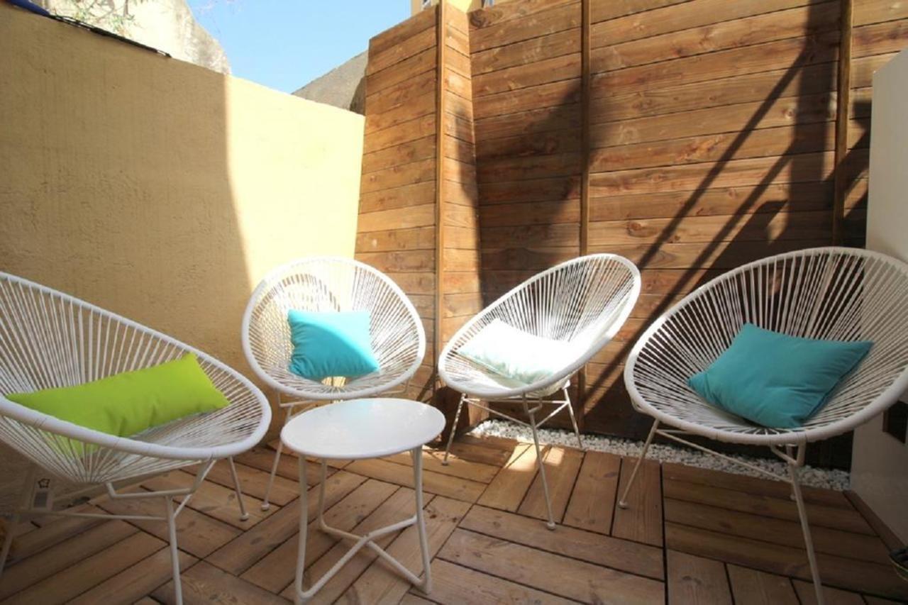 Nice Booking - Atelier Du Vieux Nice Terrasse Bagian luar foto
