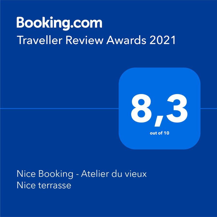 Nice Booking - Atelier Du Vieux Nice Terrasse Bagian luar foto