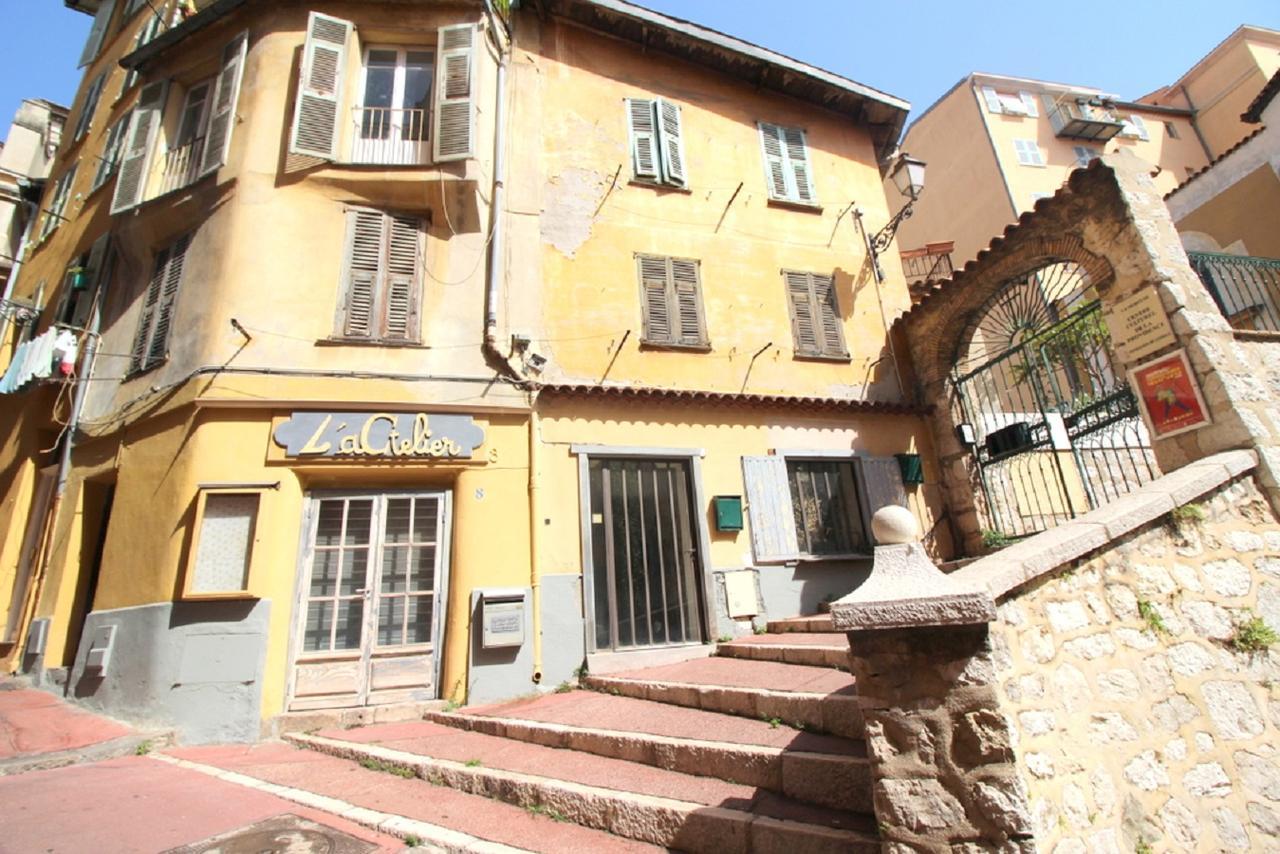 Nice Booking - Atelier Du Vieux Nice Terrasse Bagian luar foto